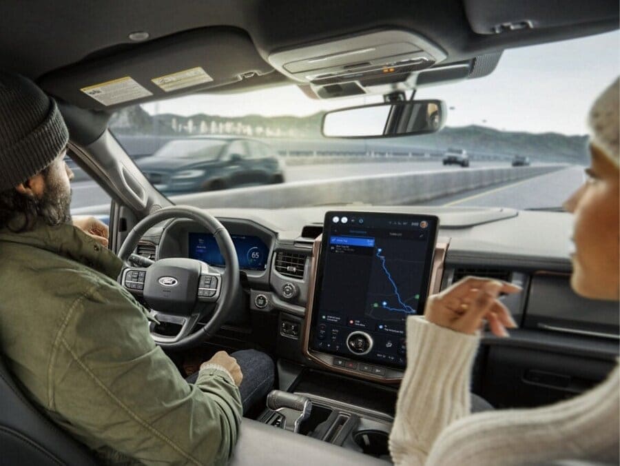 Ford F-150 Lightning hands free driving